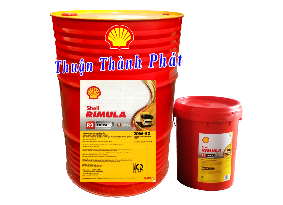 Rimula R2 Extra 20W-50 Phuy, Xô